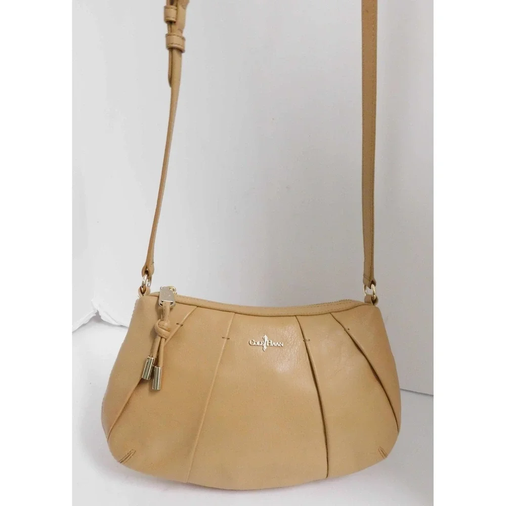 Cole Haan Women's Adele Hobo Sandstone‎ Crossbody Bag